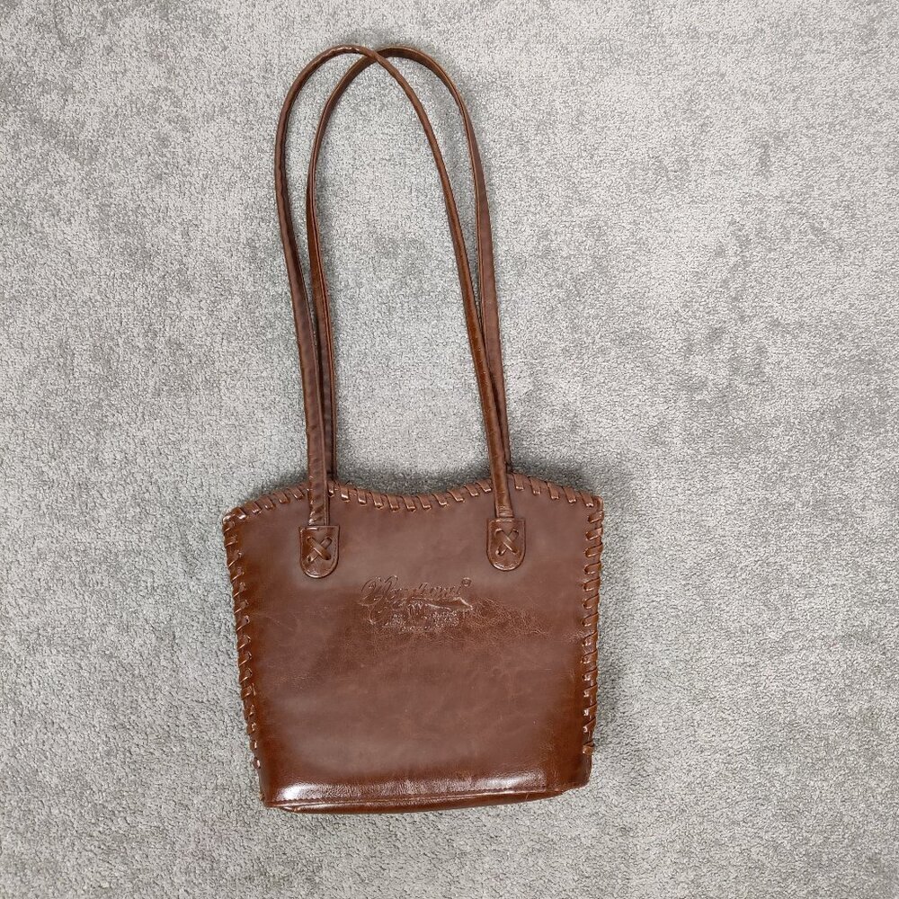 Women's Italian Leather Shoulder Bag in Brown Cowgirl Cottagecore Bohemian